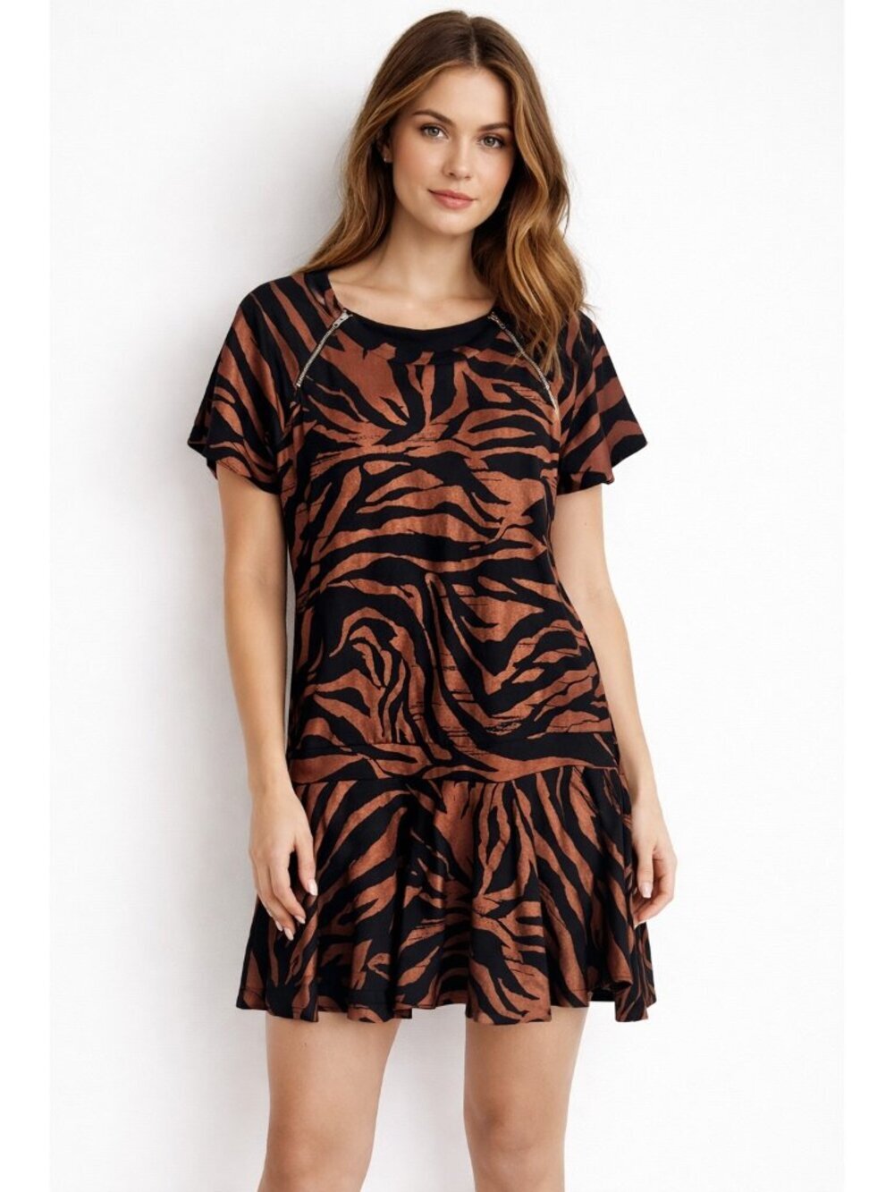 See by Chloe Zebra Animal Print Mini Dress 6